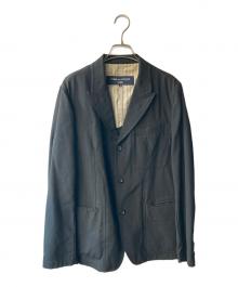 COMME des GARCONS HOMME（コムデギャルソン オム）の古着「ウールギャバジン3Bテーラードジャケット」｜ブラック