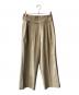 styling/（スタイリング）の古着「フロントプリーツグルカパンツ」｜ベージュ