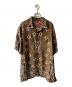 Supreme（シュプリーム）の古着「Bandana Silk S/S Shirt」｜ブラウン