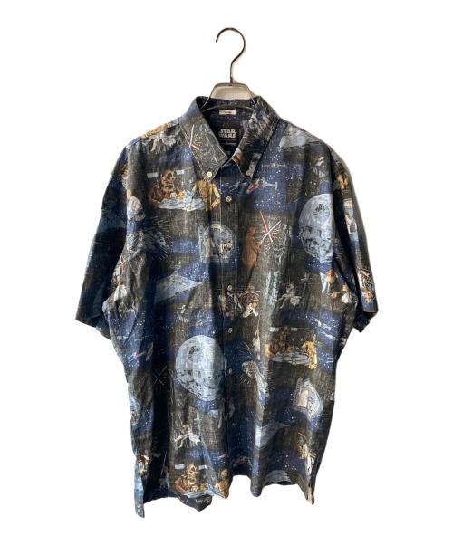 reyn spooner（レイン スプナー）reyn spooner (レイン スプナー) STAR WARS (スターウォーズ) コラボアロハシャツ ネイビー サイズ:L 未使用品の古着・服飾アイテム