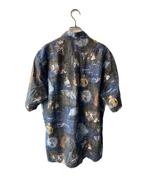 reyn spooner（レイン スプナー）reyn spooner (レイン スプナー) STAR WARS (スターウォーズ) コラボアロハシャツ ネイビー サイズ:L 未使用品の古着・服飾アイテム