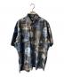 reyn spooner（レイン スプナー）の古着「コラボアロハシャツ」｜ネイビー