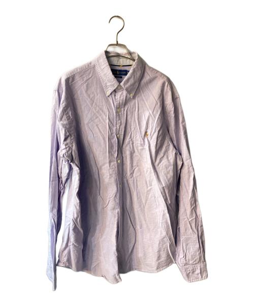 RALPH LAUREN（ラルフローレン）RALPH LAUREN (ラルフローレン) ボタンダウンシャツ パープル サイズ:XLの古着・服飾アイテム