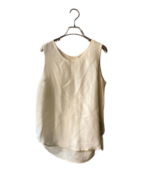 IENA（イエナ）IENA (イエナ) シルク タンクトップ ベージュ サイズ:FREE 未使用品の古着・服飾アイテム