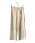 IENA（イエナ）の古着「ウォッシャブル サテン スラックス」｜ベージュ