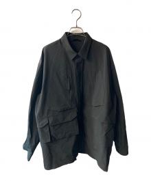 DESCENTE（デサント）の古着「シャツジャケット」｜ブラック