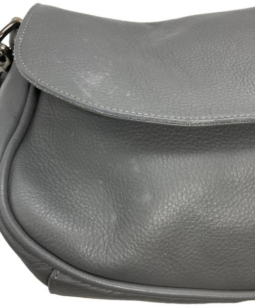 Vivienne Westwood（ヴィヴィアンウエストウッド）Vivienne Westwood (ヴィヴィアンウエストウッド) レザーショルダーバッグ グレーの古着・服飾アイテム
