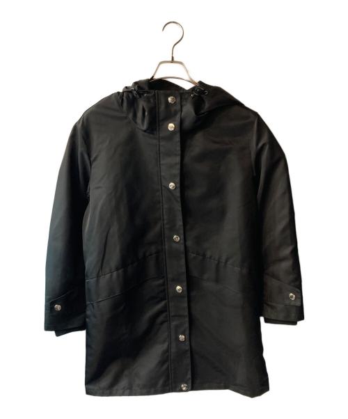 BURBERRY（バーバリー）BURBERRY (バーバリー) ナイロンフーデットトコート ブラック サイズ:36の古着・服飾アイテム
