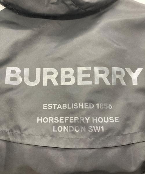 BURBERRY（バーバリー）BURBERRY (バーバリー) ナイロンフーデットトコート ブラック サイズ:36の古着・服飾アイテム