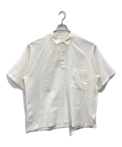 MUJI LABO（ムジラボ）MUJI Labo (ムジラボ) 風を通す 汚れが落ちやすい ポロシャツ ホワイト サイズ:Lの古着・服飾アイテム
