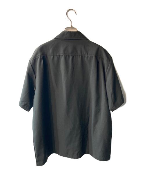 STEADY（ステディ）Steady (ステディ) オープンカラーシャツ ブラック サイズ:Lの古着・服飾アイテム