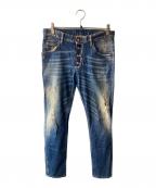 DSQUARED2ディースクエアード）の古着「WASHED SKATER JEAN」｜インディゴ