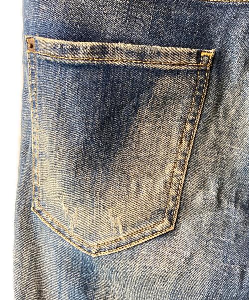 DSQUARED2（ディースクエアード）DSQUARED2 (ディースクエアード) WASHED SKATER JEAN インディゴ サイズ:46の古着・服飾アイテム