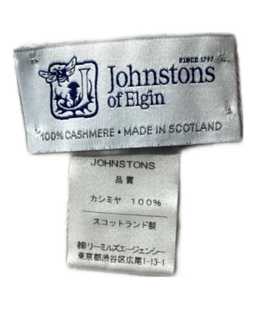 JOHNSTONS OF ELGIN（ジョンストンズ オブ エルガン）JOHNSTONS OF ELGIN (ジョンストンズ オブ エルガン) カシミヤマフラー ベージュの古着・服飾アイテム