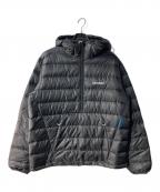 Liberaidersリベレイダース）の古着「DOWN HALF ZIP HOODIE」｜ブラック