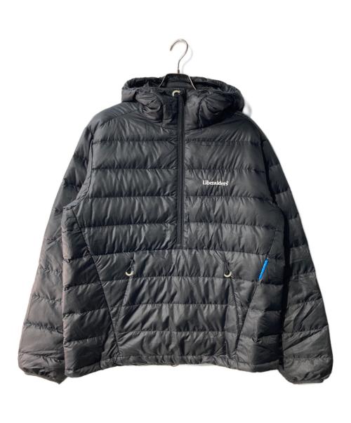 Liberaiders（リベレイダース）Liberaiders (リベレイダース) DOWN HALF ZIP HOODIE ブラック サイズ:Mの古着・服飾アイテム