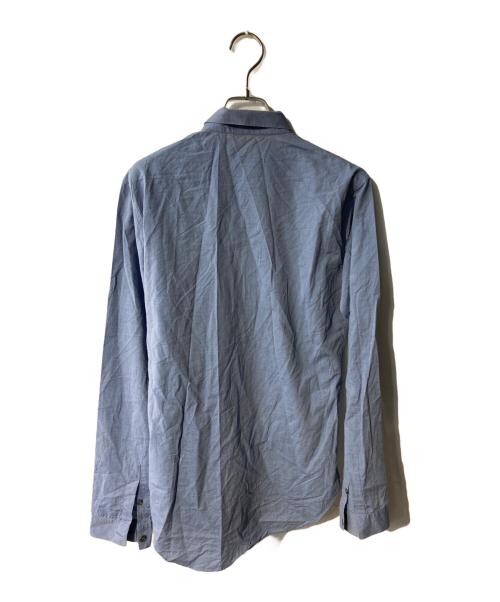 DIOR HOMME（ディオール オム）Dior Homme (ディオール オム) ボタンダウンドレスシャツ ブルー サイズ:37の古着・服飾アイテム