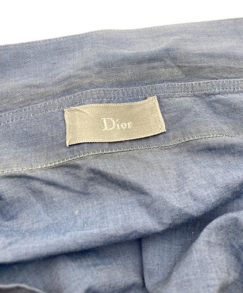 DIOR HOMME（ディオール オム）Dior Homme (ディオール オム) ボタンダウンドレスシャツ ブルー サイズ:37の古着・服飾アイテム
