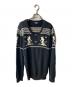 POLO RALPH LAUREN（ポロ・ラルフローレン）の古着「スキー柄Vネックニット」｜ブラック