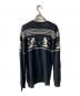 POLO RALPH LAUREN (ポロ・ラルフローレン) スキー柄Vネックニット ブラック サイズ:170：6000円