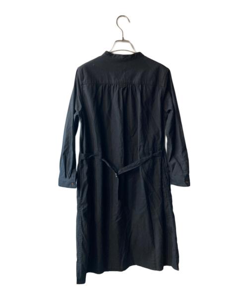 MHL（エムエイチエル）MHL (エムエイチエル) ダブルボタンワンピース ブラック サイズ:2の古着・服飾アイテム