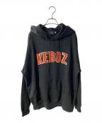 KEBOZ×FREAK'S STOREケボズ×フリークスストア）の古着「ロゴパーカー」｜ブラック