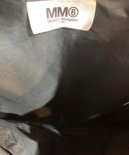 MM6 Maison Margiela（エムエムシックスメゾンマルジェラ）MM6 Maison Margiela (エムエムシックスメゾンマルジェラ) クロコ型押しショッピングトートバッグ シルバーの古着・服飾アイテム