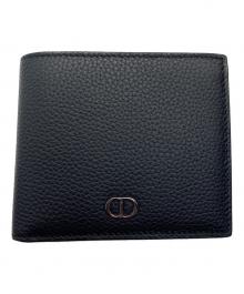 Dior（ディオール）の古着「CD Icon 2つ折りウォレット」｜ブラック