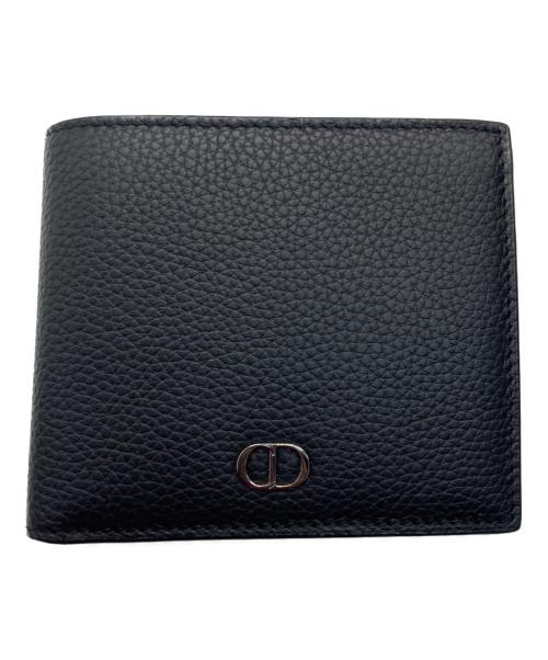 Dior（ディオール）Dior (ディオール) CD Icon 2つ折りウォレット ブラックの古着・服飾アイテム
