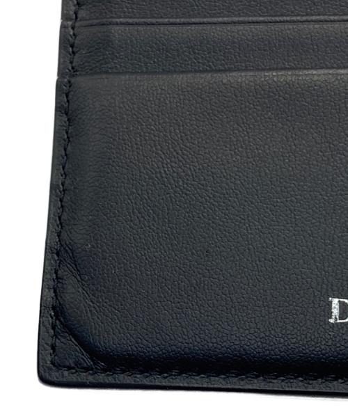 Dior（ディオール）Dior (ディオール) CD Icon 2つ折りウォレット ブラックの古着・服飾アイテム