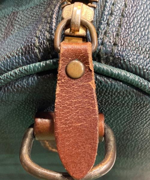 POLO RALPH LAUREN（ポロ・ラルフローレン）POLO RALPH LAUREN (ポロ・ラルフローレン) チェック柄ミニボストンバッグ グリーンの古着・服飾アイテム