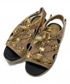 MAISON MAVERICK PRESENTSメゾンマーベリック プレゼンツ）の古着「サンダル」｜ゴールド