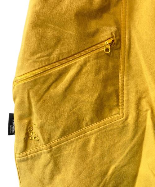 schoeller（シェラー）schoeller (シェラー) リサイクルナイロンハーフパンツ イエロー サイズ:Lの古着・服飾アイテム
