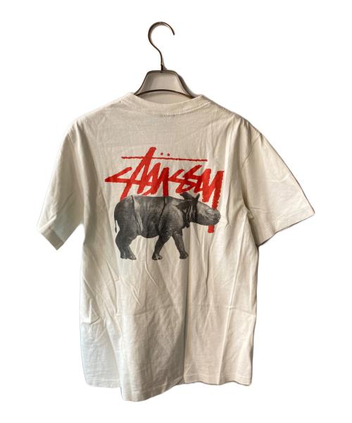 stussy（ステューシー）stussy (ステューシー) グラフィックTシャツ ホワイト サイズ:Sの古着・服飾アイテム