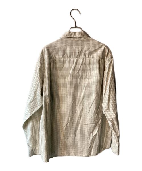 UNIVERSAL PRODUCTS.（ユニバーサルプロダクツ）UNIVERSAL PRODUCTS. (ユニバーサルプロダクツ) L/S CHECK WORK SHIRT ベージュ サイズ:3の古着・服飾アイテム