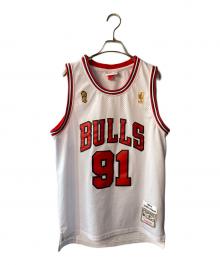MITCHELL & NESS（ミッチェルアンドネス）の古着「ゲームシャツ」｜ホワイト