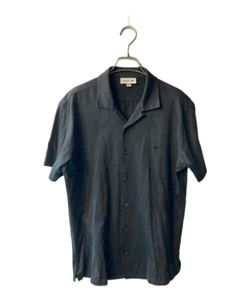 LACOSTE（ラコステ）LACOSTE (ラコステ) COOLMAXカッターシャツ ブラック サイズ:Ｍの古着・服飾アイテム