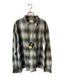 TOWN CRAFT（タウンクラフト）の古着「60sOpen Collar Shirt」｜ブラウン