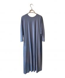 PLAIN PEOPLE（プレインピープル）の古着「カットソーワンピース」｜ブルー