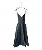 romileロミール）の古着「バックリボンフレアワンピース」｜ブラック