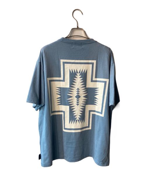 PENDLETON（ペンドルトン）PENDLETON (ペンドルトン) バックプリントラグランT ブルー サイズ:Ｍの古着・服飾アイテム