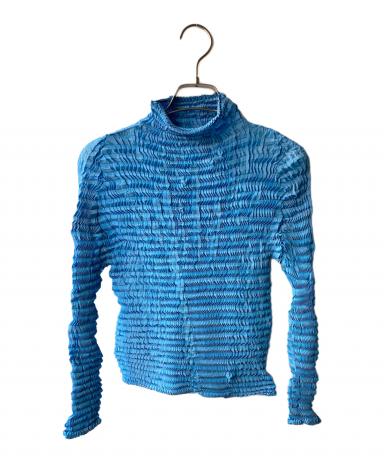 中古・古着通販】ISSEY MIYAKE (イッセイミヤケ) ハイネックブラウス