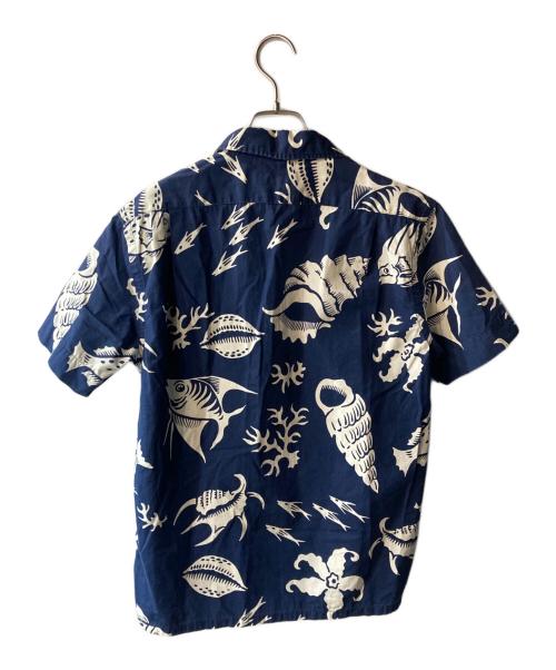 POLO RALPH LAUREN（ポロ・ラルフローレン）POLO RALPH LAUREN (ポロ・ラルフローレン) アロハシャツ ネイビー サイズ:Sの古着・服飾アイテム