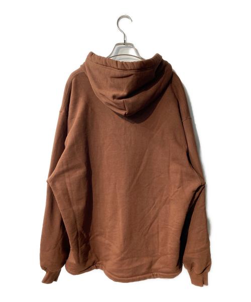 Champion（チャンピオン）Champion (チャンピオン) ダブルフェイスジップパーカー ブラウン サイズ:Lの古着・服飾アイテム