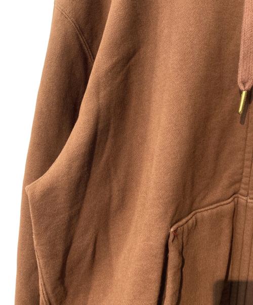 Champion（チャンピオン）Champion (チャンピオン) ダブルフェイスジップパーカー ブラウン サイズ:Lの古着・服飾アイテム