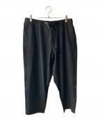 GRAMICCIグラミチ）の古着「WOOLLIKEWIDETAPEREDPANT」｜ブラック