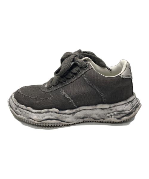 Maison MIHARA YASUHIRO（メゾン ミハラ ヤスヒロ）Maison MIHARA YASUHIRO (メゾン ミハラ ヤスヒロ) WAYNE OG Sole Canvas Garment dye Low-top Sneaker グレー サイズ:38の古着・服飾アイテム