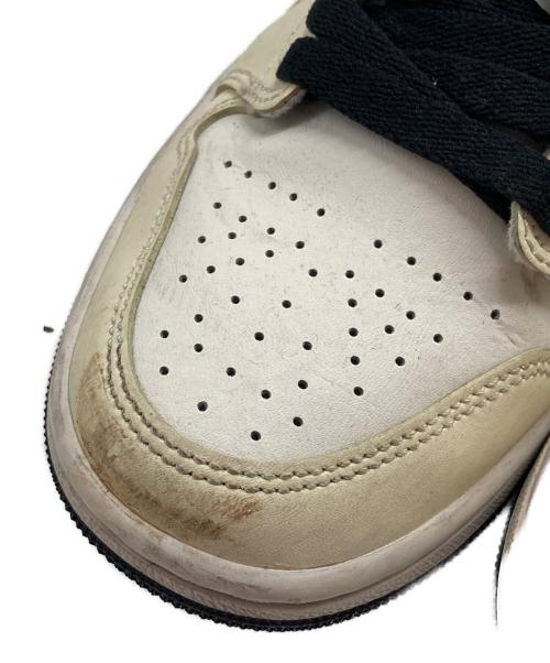 NIKE（ナイキ）NIKE (ナイキ) WMNS Air Jordan 1 MID アイボリー サイズ:24㎝の古着・服飾アイテム
