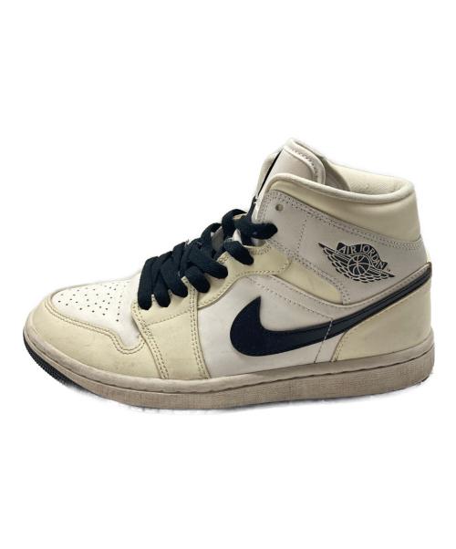 NIKE（ナイキ）NIKE (ナイキ) WMNS Air Jordan 1 MID アイボリー サイズ:24㎝の古着・服飾アイテム