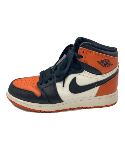NIKE（ナイキ）NIKE (ナイキ) AIR JORDAN 1 RETRO HIGH OG GS オレンジ サイズ:23cmの古着・服飾アイテム